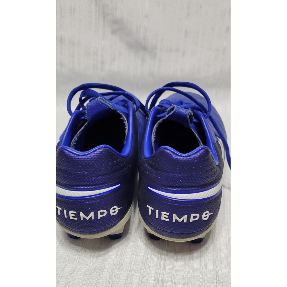 Nike Tiempo Legend 8 Academy MG Blue White Soccer Cleats AT6133-414 Mens Size 8